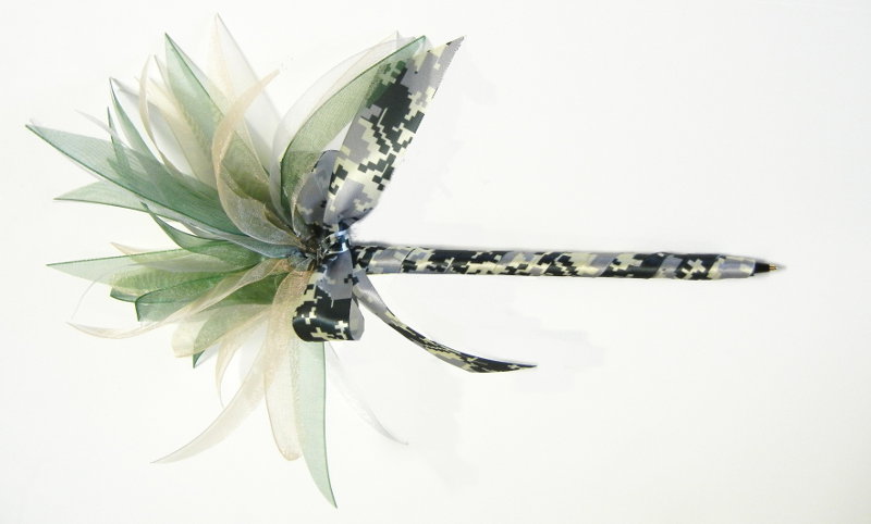 Camouflage Party Ribbon Pen